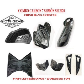Ốp carbon cho sh 2020 7 món artista chính hãng