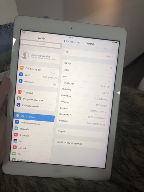 Ipad air 1 16gb. Tại Bi Store