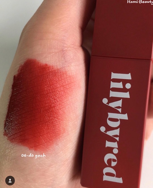 Son LilyByRed Mood Liar Velvet Tint trọn bộ 6 màu hot trend