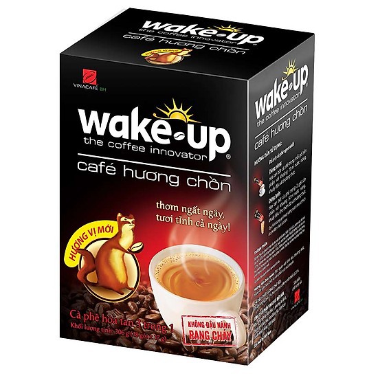 Cà phê sữa Wake Up 3 trong 1 hương chồn 306g