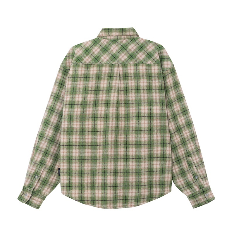 Áo Dico Love Flannel Jacket - Green