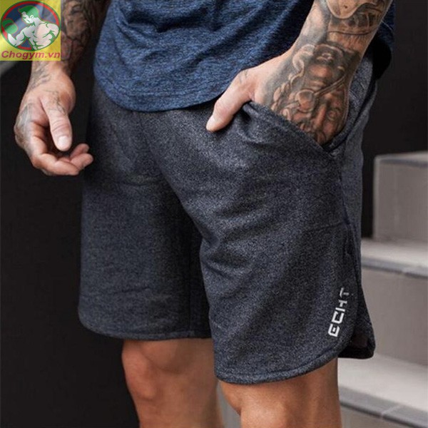 Quần Shorts Tập GYM ECHT Cho Nam Nhập Khẩu Q-002