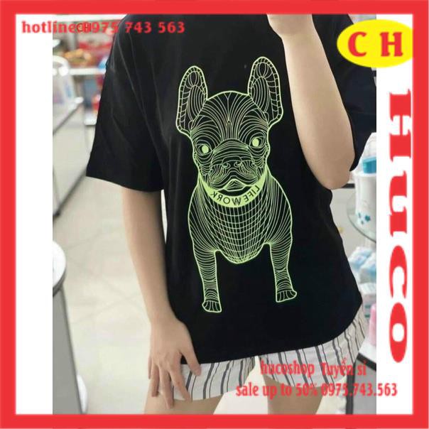 [MÃ HUCOPA011 giảm 5k từ 299k] ÁO THUN HÈ ÁO PHÔNG TAY LỠ FORM RỘNG cún life work 2 mặt chất cotton nam nữ unisex giá rẻ | BigBuy360 - bigbuy360.vn