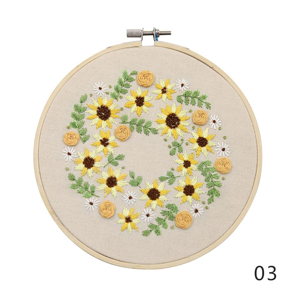 DIY thêu hoa thủ công vá Cross Stitch Kit Bông thêu tranh thêu trang trí nội thất