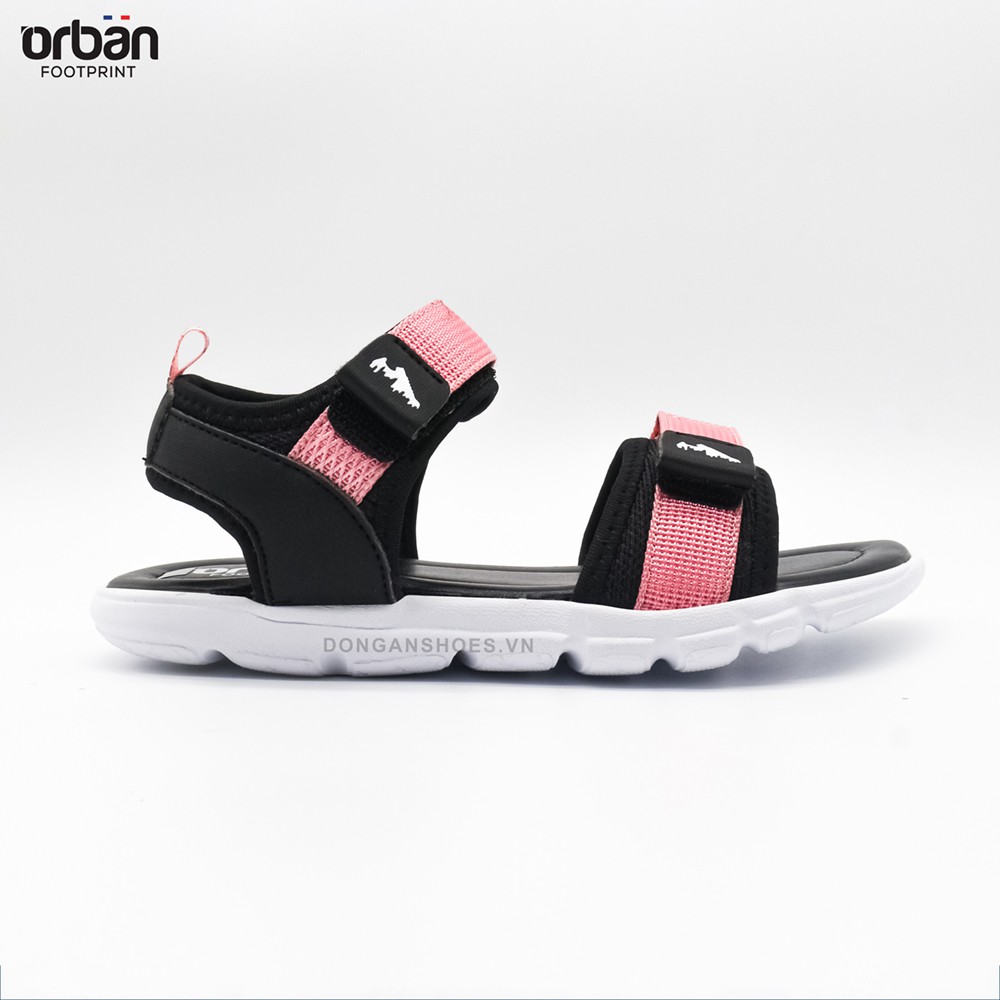 Dép sandal cao cấp cho bé urban sd2104 full màu đỏđenhồng