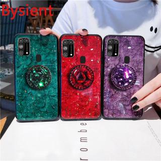 Ốp Điện Thoại Samsung Galaxy M31 M21 Mềm Tpu Kim Cương Giả Đứng Vỏ Điện Thoại Samsung M31 M21 Vỏ Vỏ