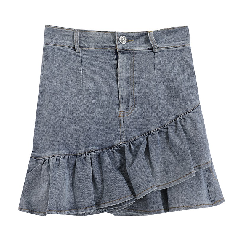 Hàng order - Chân váy jean ngắn viền đuôi cá xinh hàng Quảng Châu | BigBuy360 - bigbuy360.vn