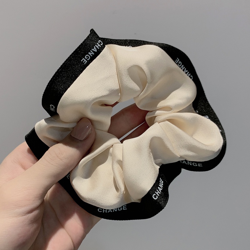 Dây Cột Tóc Cao Su Co Giãn Loại Lớn Đơn Giản Dành Cho Nữ