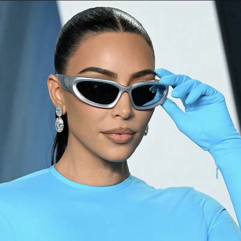 Kính Mát Hình Chữ Nhật Nhiều Màu Sắc Thời Trang Mùa Hè Cho Nam Và Nữ