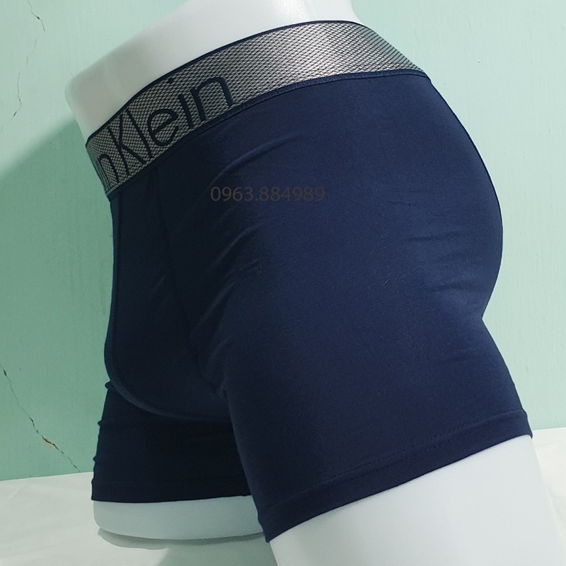 Túi 3 quần lót nam chất thun dạng đùi C.04 cạp bạc bản cạp rộng nhiều màu xịn cho anh em
