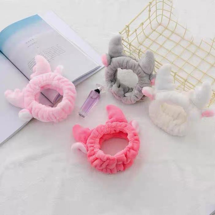 Băng đô Băng Đô rửa mặt Băng đô Cài Tóc Tai Tuần Lộc Băng đô Nữ, Turban cài tóc rửa mặt - K34
