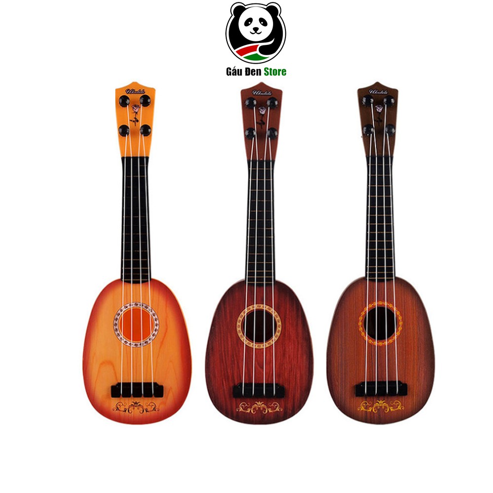 Đàn Ghita Nhựa Cho Bé - Đàn Ukulele Mini Giả Gỗ