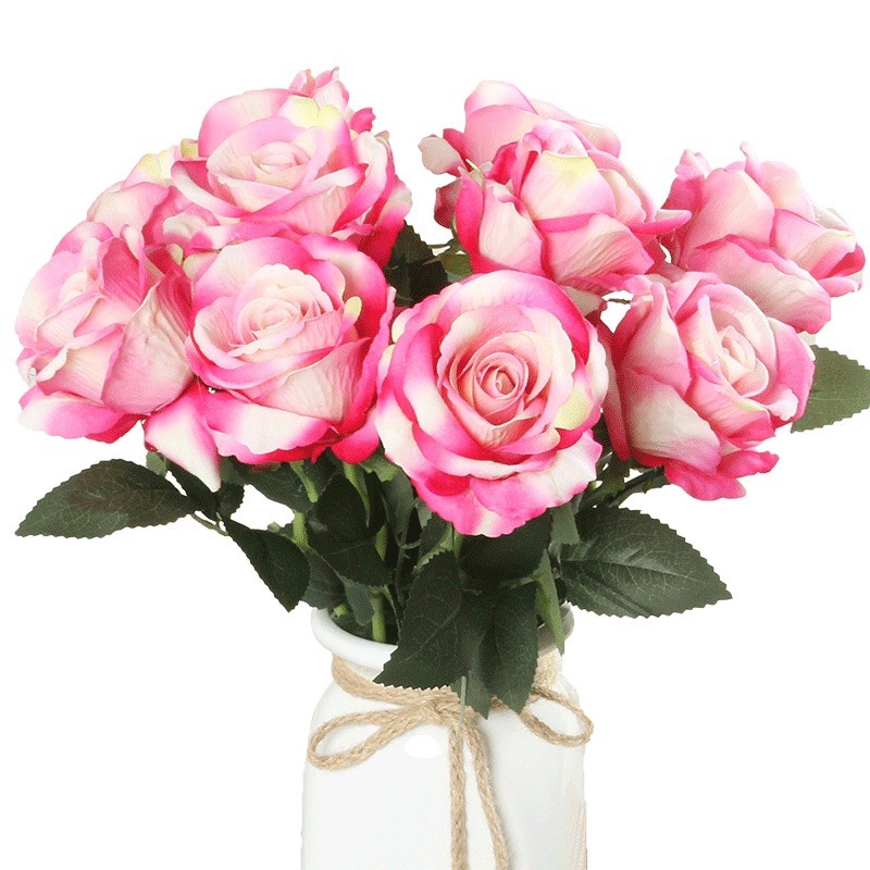 Hồng nhung 1 bông dài 40 cm - 1bó 10 cành (hàng cao cấp)