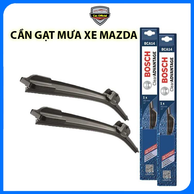 Gạt mưa Bosch cho xe Mazda: Mazda 2, Mazda 3, Mazda 6, Mazda CX5, Mazda CX9, BT 50, Premacy