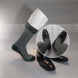 Tất cotton họa tiết Houndstooth