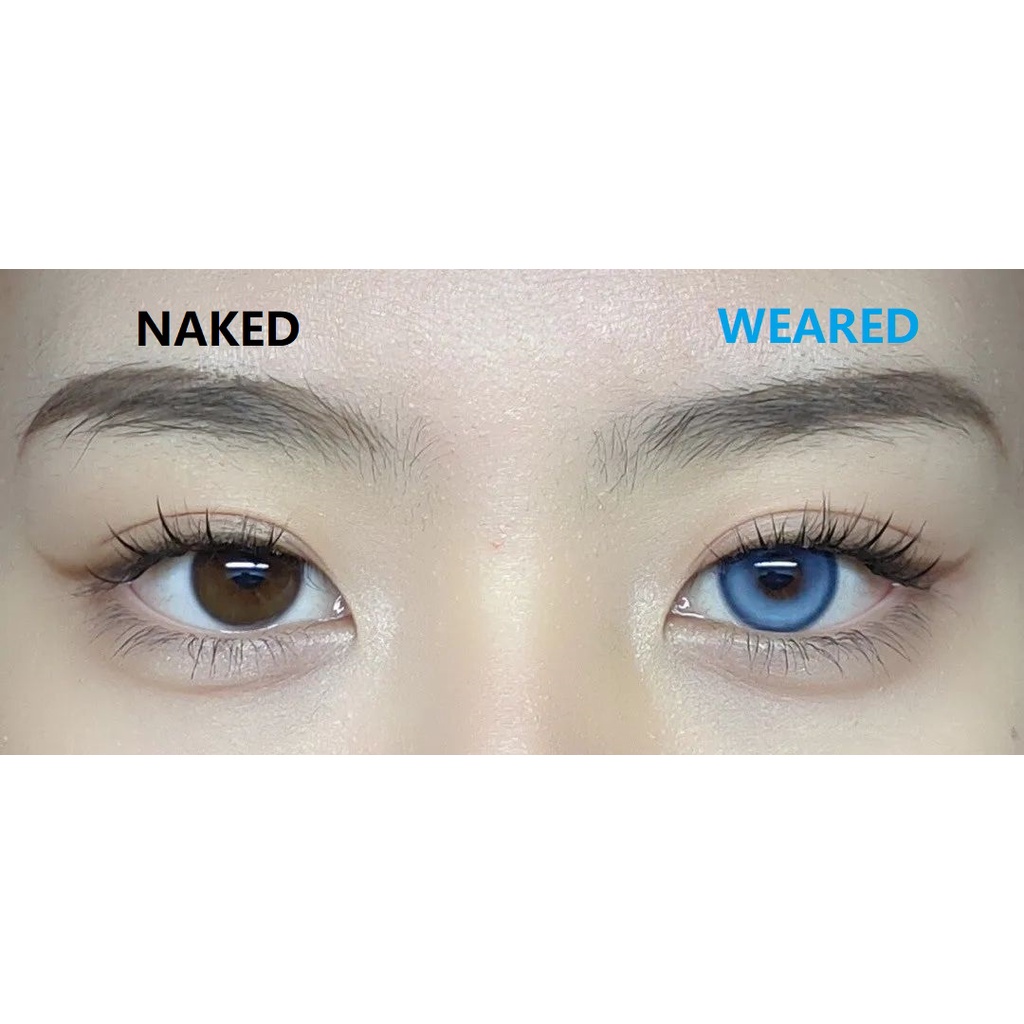 Kính áp tròng Lyndong VI-II màu xanh kích thước lớn 14.50mm lớp 0-8.00 sử dụng trong một năm