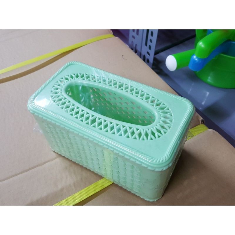 Hộp đựng giấy chữ nhật  giả mây đan loại đẹp