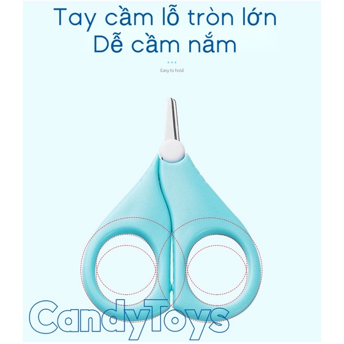 KÉO CẮT MÓNG TAY BẰNG THÉP KHÔNG GỈ AN TOÀN CHO BÉ TỪ SƠ SINH