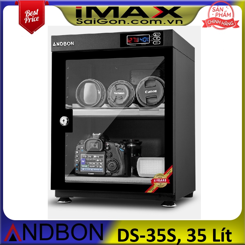 Tủ chống ẩm Andbon DS-35S, 35 Lít