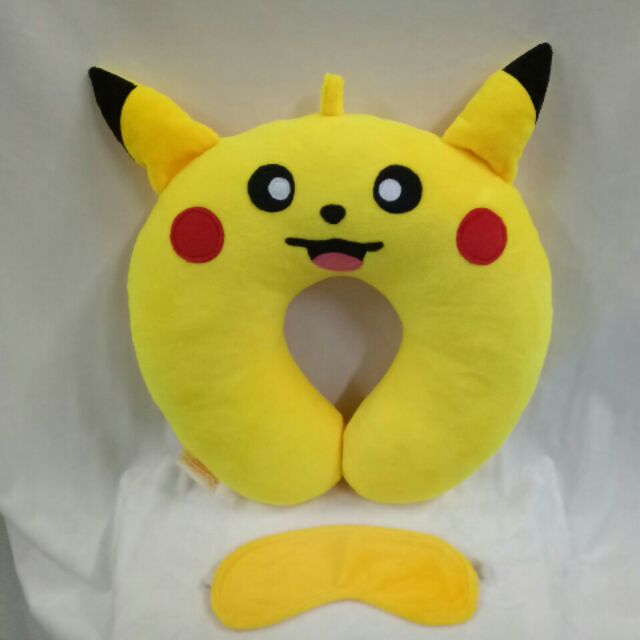 Gối kê cổ + bịt mắt Pikachu