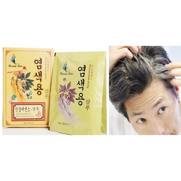 Dầu gội đen tóc thảo dược Beauty Star Hàn Quốc
