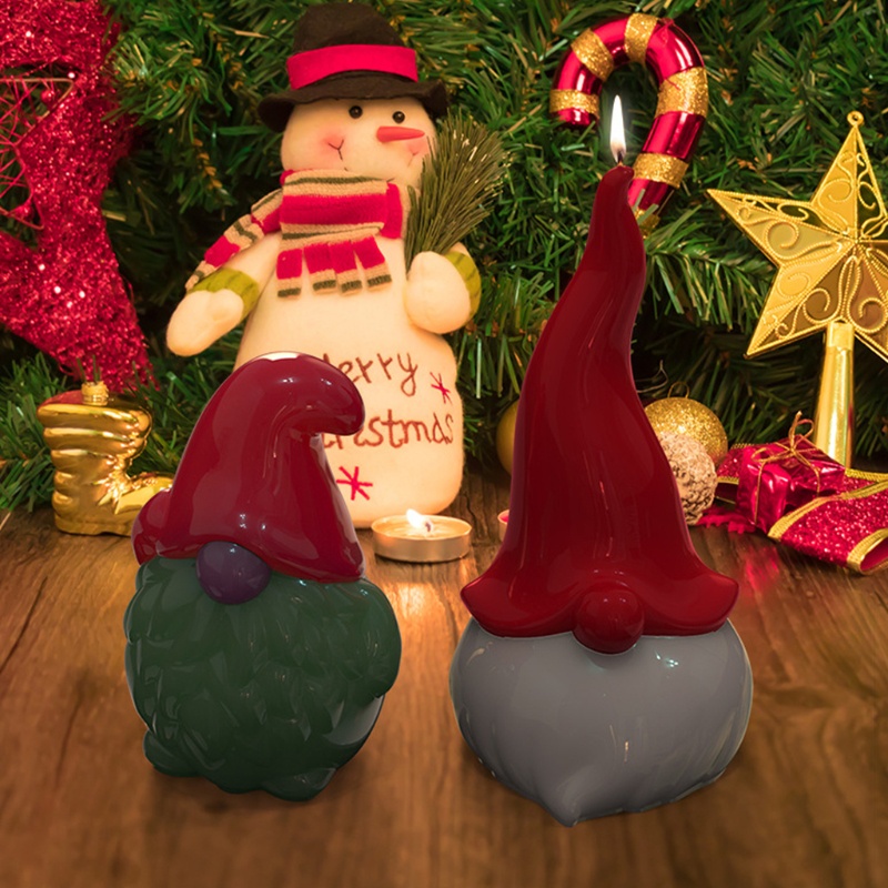 Khuôn Làm Xà Phòng Bằng Silicone Hình Ông Già Noel 3D