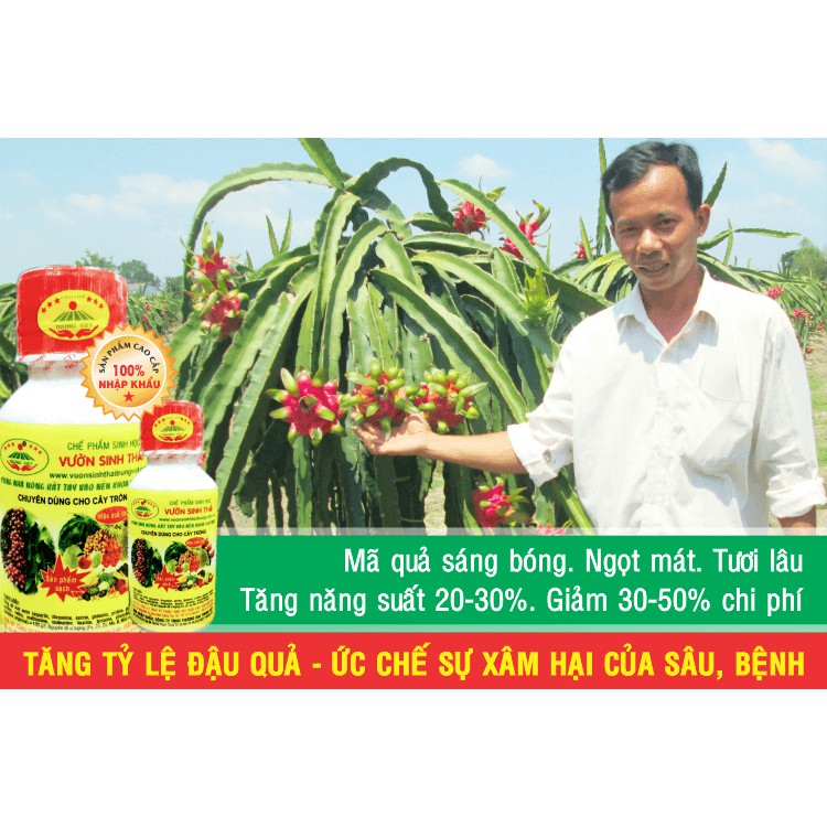 Chế phẩm sinh học VƯỜN SINH THÁI cho Cây Trồng