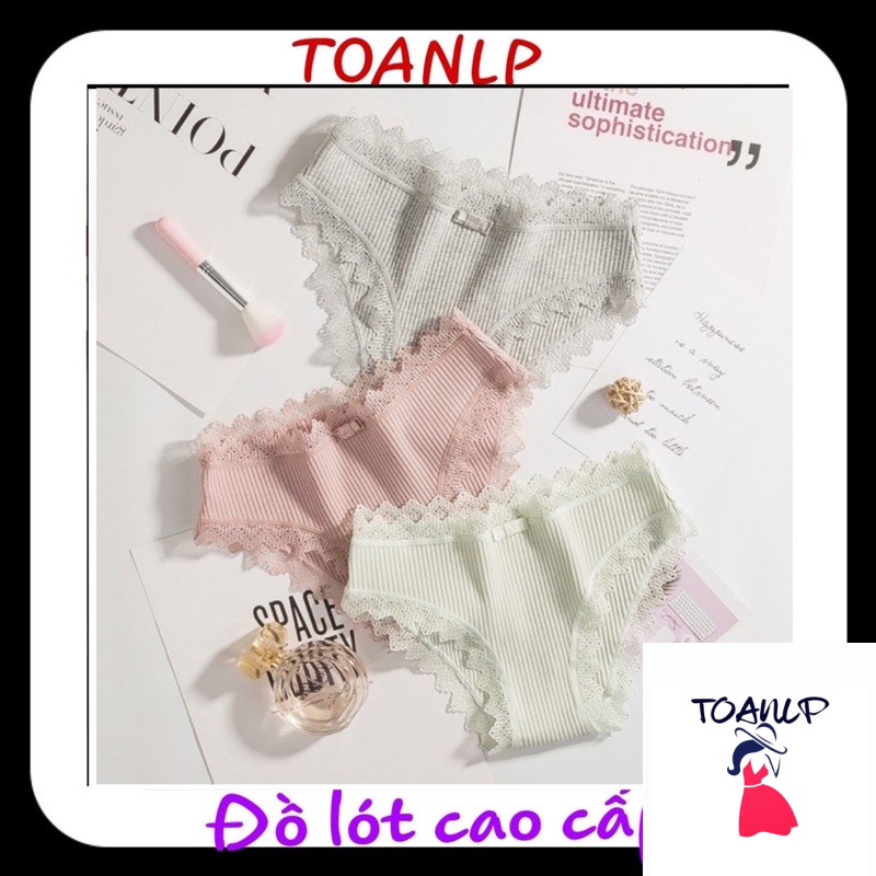 Quần lót cạp ren nâng mông mẫu mới Xuất Nhật