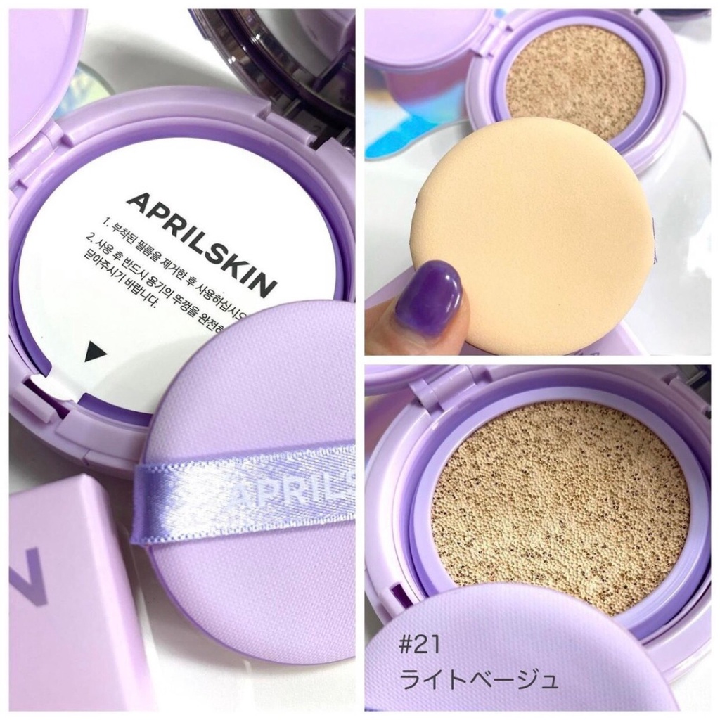 Phấn Nước Aprilskin Siêu Mỏng Nhẹ 15g | Hasaki | Sản Phẩm Chính Hãng