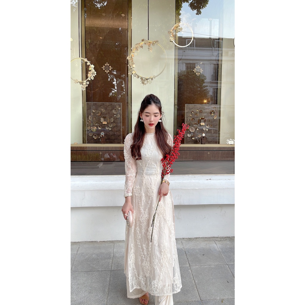 Áo dài ren Vivian thời trang nữ by MULLET