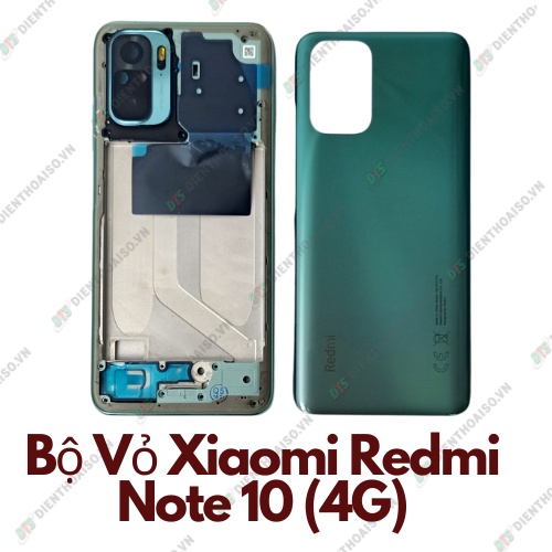 Vỏ xiaomi redmi note 10 4g màu xanh và đen