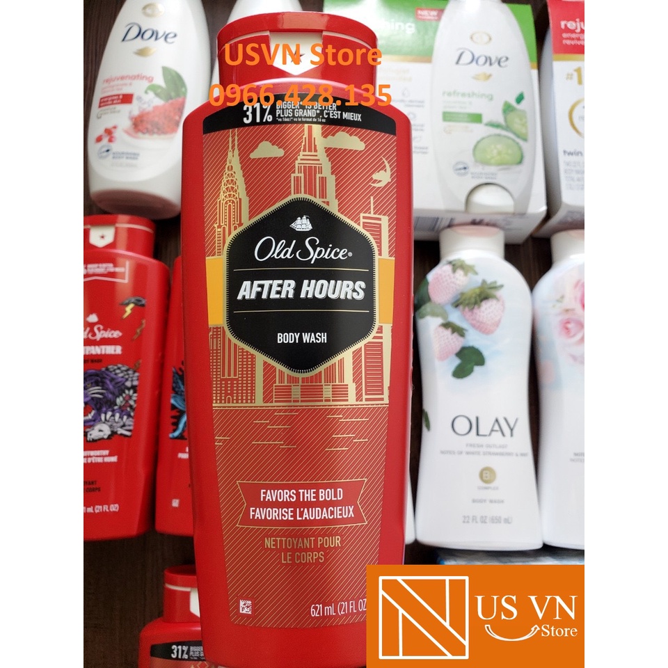 Sữa Tắm Nam Old Spice 621ml - Hàng air