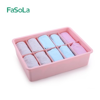 Hộp đựng đồ lót, chia nhiều ngăn tiện dụng FASOLA FSLJJ-0119A