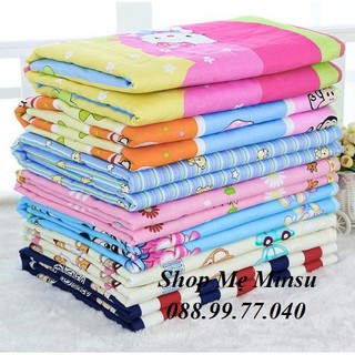 Tấm lót cotton 3 lớp chống thấm cho bé 80*120cm