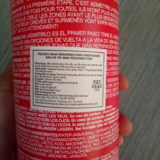 Cặp  gội xả  Tigi đỏ 750ml