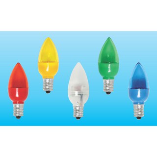 bóng đèn led ớt đui e12 ( đỏ , vàng , trắng , xanh lá , xanh dương)