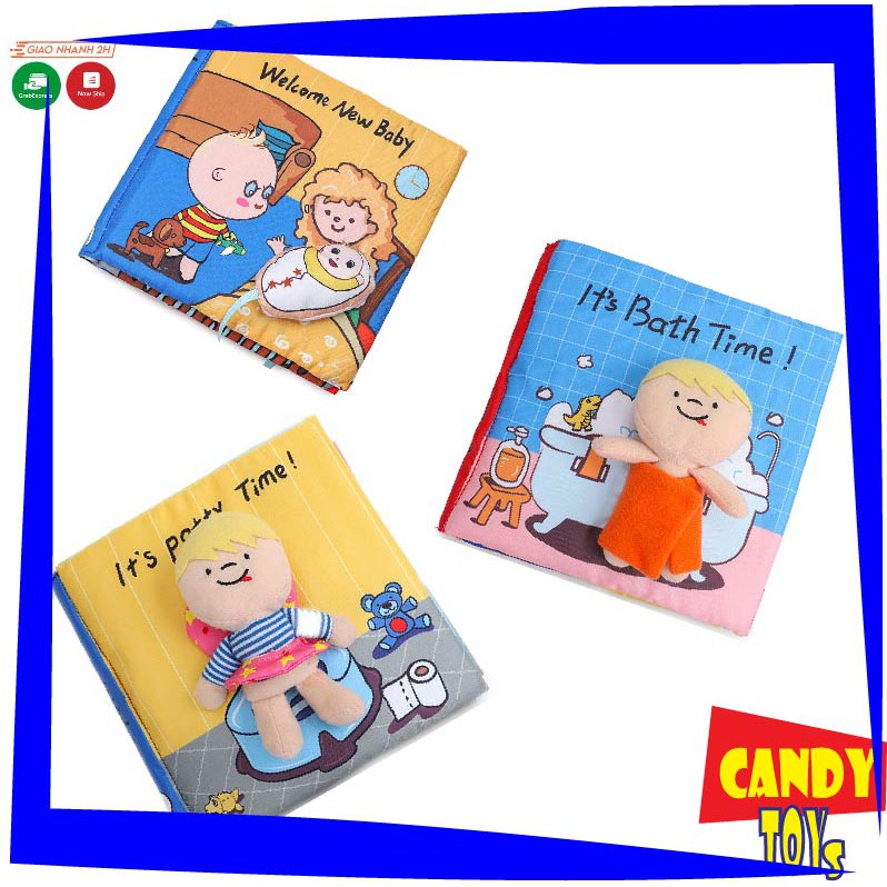 [Me&amp;Bé] SÁCH VẢI GIÁO DỤC ĐẦU ĐỜI CHO BÉ NHỮNG HOẠT ĐỘNG HẰNG NGÀY BỔ ÍCH