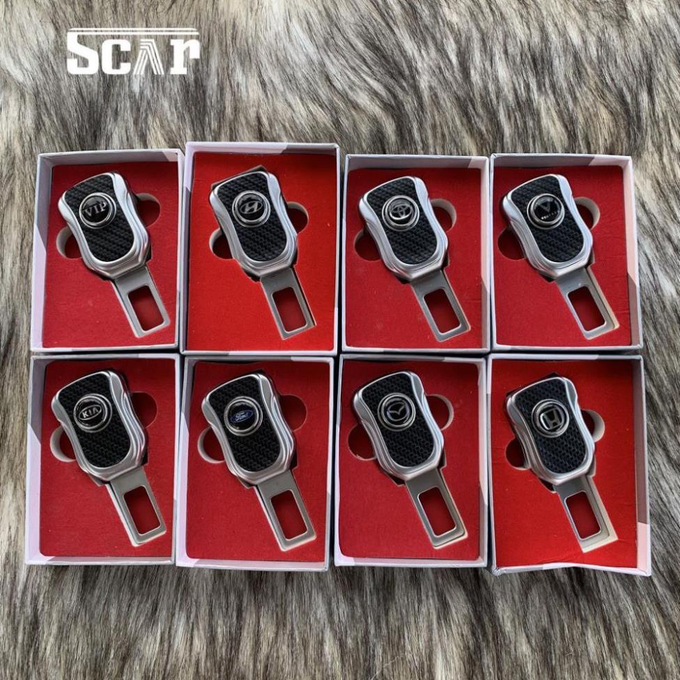 . Chốt cài dây an toàn⚡️Hàng xịn⚡️có Logo Hãng xe,chắc chắn,an toàn