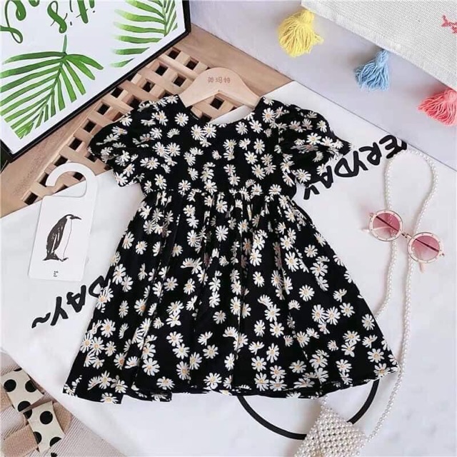 Vải hoa cúc nhỏ đũi lụa mềm mát ko nhăn và co dãn