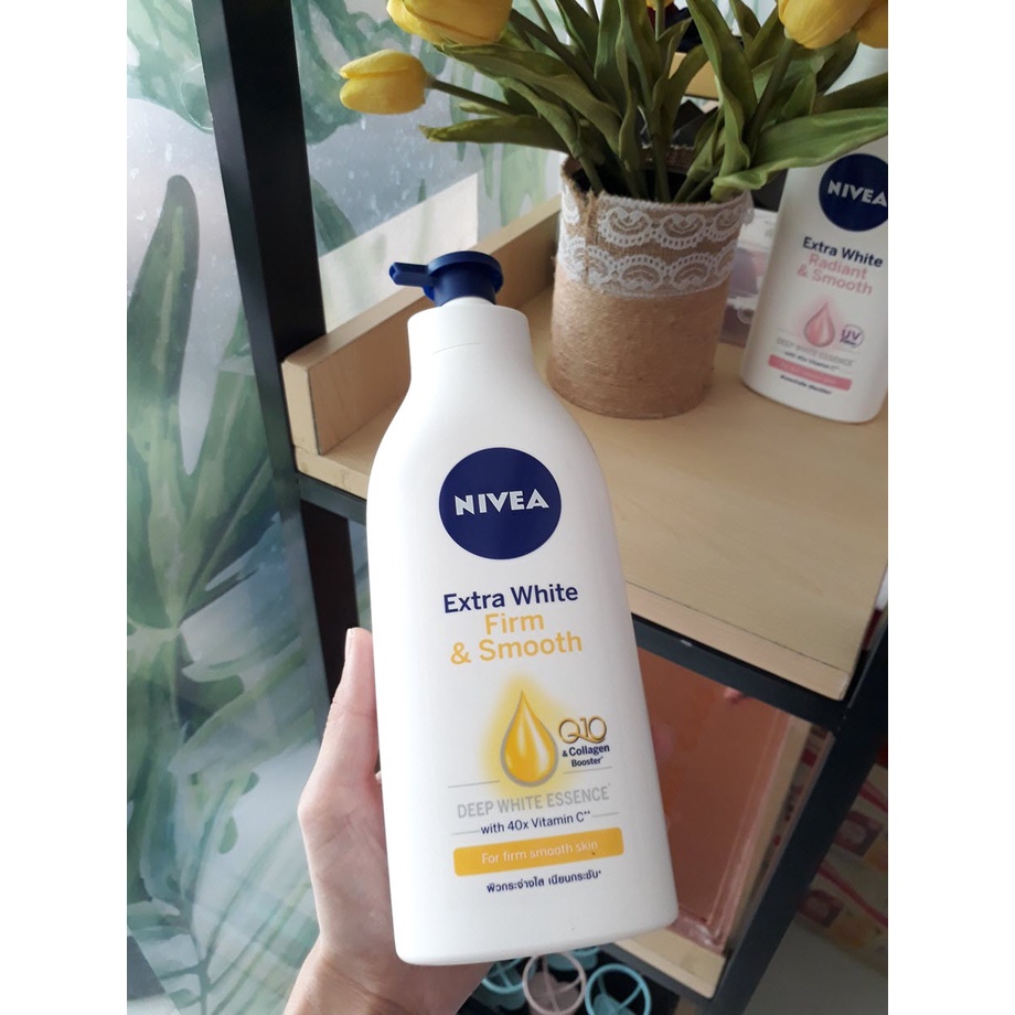 [Date 2024 - Hàng Thái] Dưỡng Thể Trắng Da Nivea  Extra White Ngày và Đêm 600ml