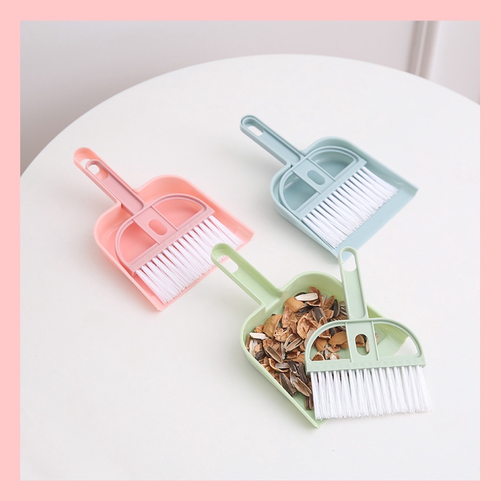[ĐỜI SỐNG] Bộ chổi quét bụi và hốt rác mini đa năng dùng cho mọi lúc mọi nơi