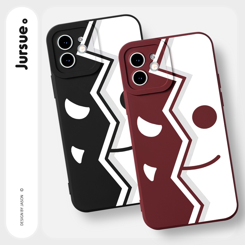 Ốp lưng JURSUE mềm chống bẩn hình độc lạ ngộ nghĩnh Cho iPhone 13 12 11 Pro Max SE 2020 X XR XS 8 7 ip 6S 6 Plus Y2127