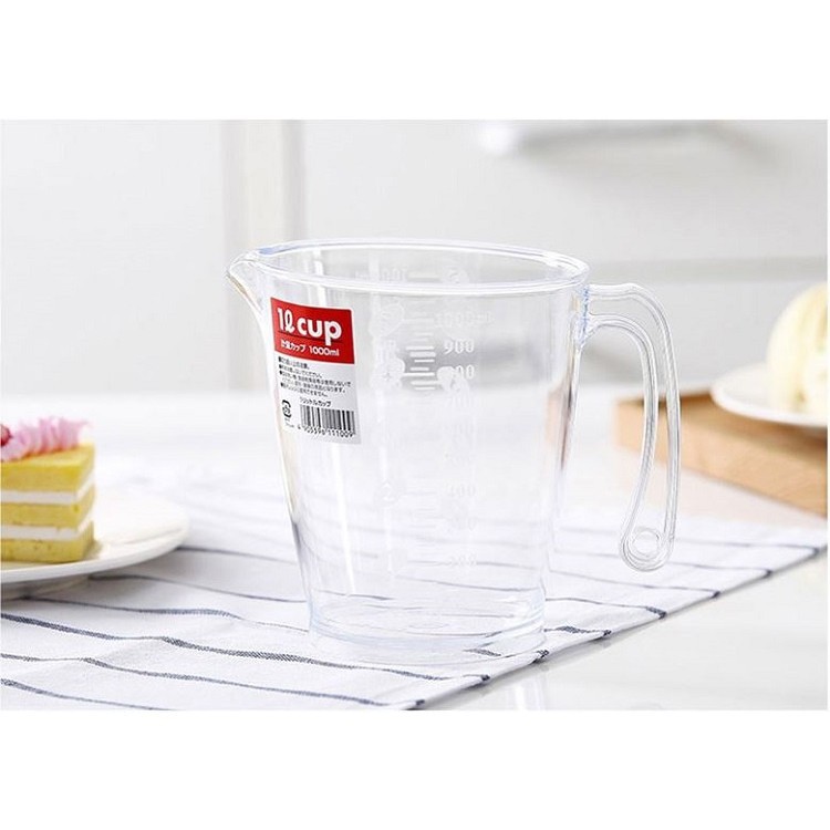 Cốc đong 1L INOMATA⚡𝗙𝗥𝗘𝗘 𝗦𝗛𝗜𝗣 ⚡giúp các mẹ đo chính xác tỉ lệ khi nấu ăn, hay khi pha sữa cho trẻ nhỏ
