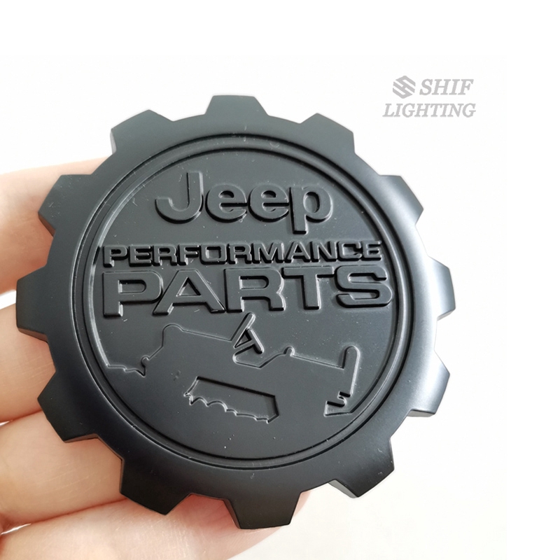 Miếng dán trang trí xe Jeep họa tiết chữ JEEP PERFORMANCE PARTS bằng kim loại