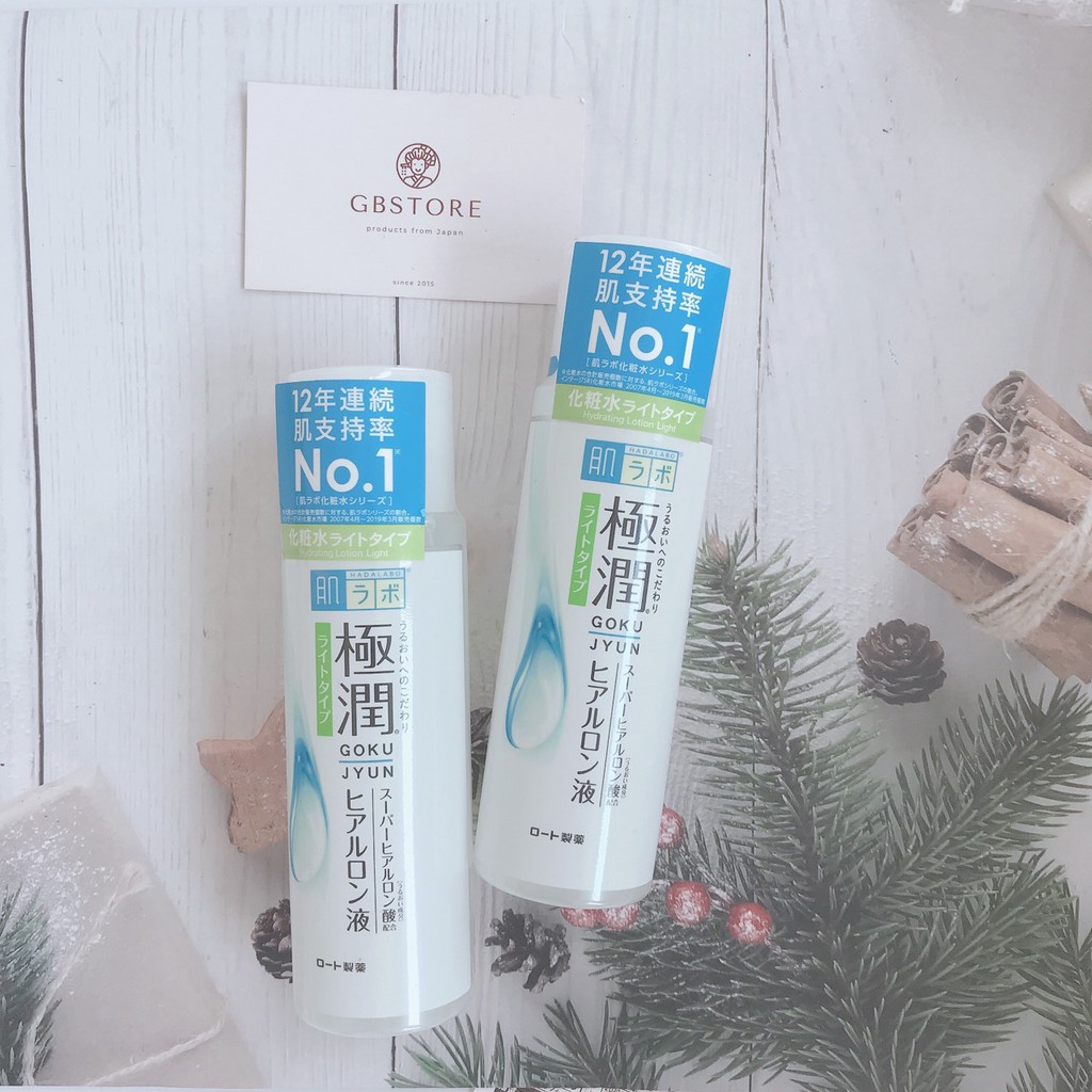 (Hàng Nhật giá tốt)  Nước hoa hồng lotion cấp ẩm, dưỡng trắng Hada labo và sữa dưỡng hadalabo Nhật Bản