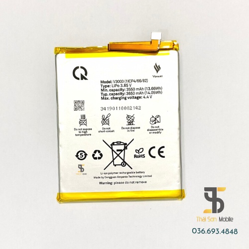 Pin Vsmart Active 1 Plus / V3003 Zin Hãng  - Pin Điện Thoại Vsmart  Zin Bảo Hành 6 Tháng