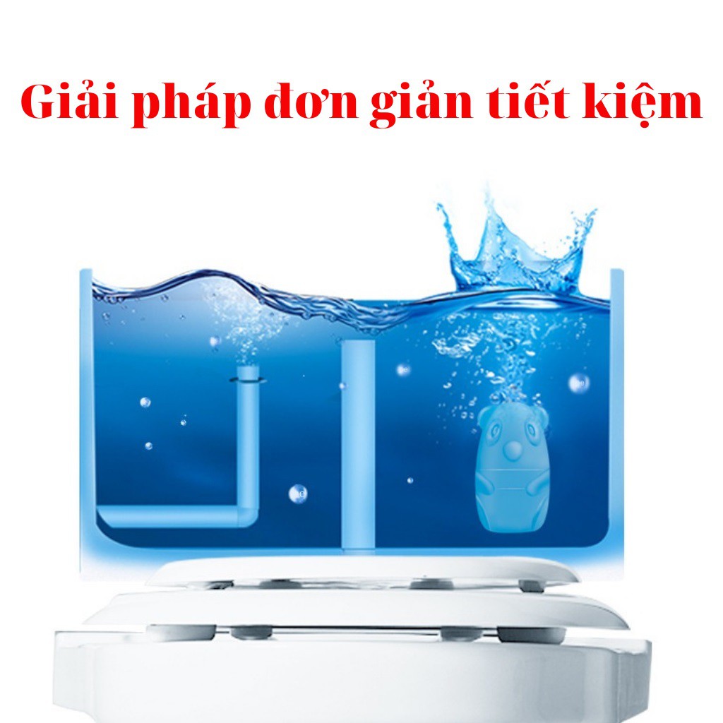 Lọ Tẩy Bồn Cầu Hình Gấu Diệt Khuẩn Tạo Hương Thơm Sử Dụng Đến 3 Tháng