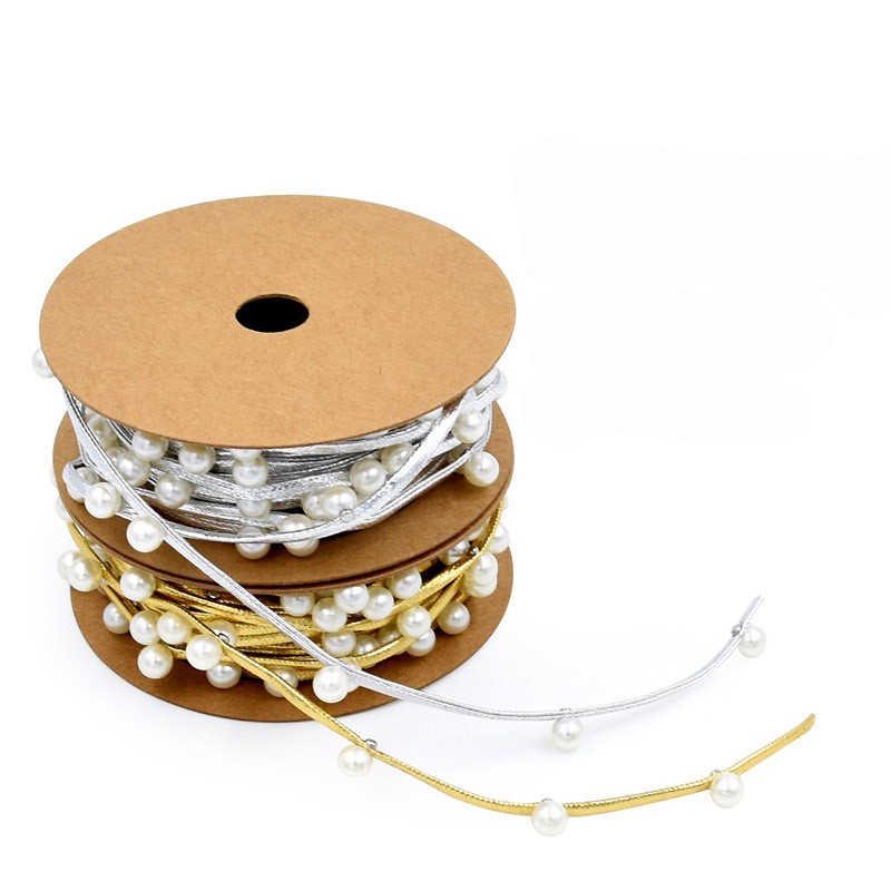 Dây da dát hạt ngọc trai trang trí đa dụng chất lượng cao