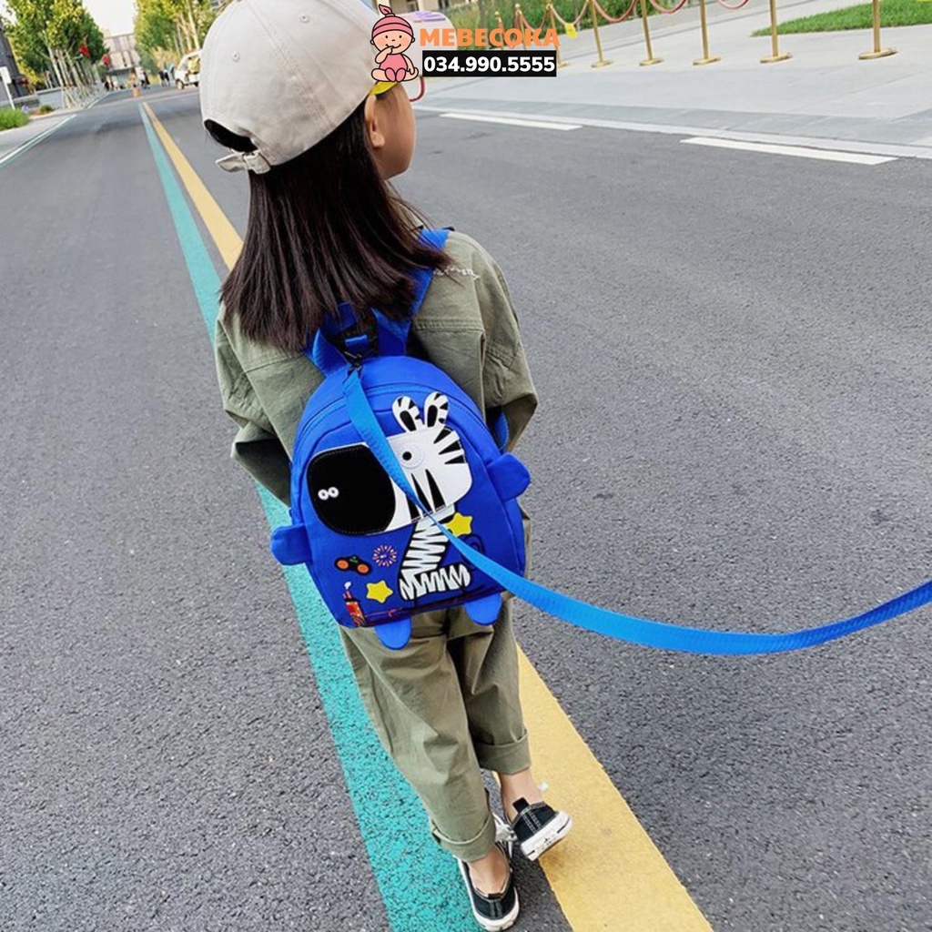 Balo cho bé ,Ba lô mẫu giáo nhà trẻ lớp lá lớp mầm họa tiết NGỰA CUTE cho bé từ 1-4 tuổi
