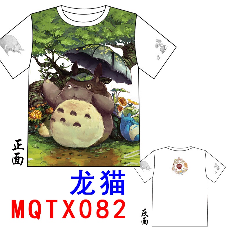 Áo Thun Tay Ngắn In Hình Totoro Dễ Thương